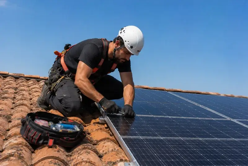 Maintenance et monitoring de panneaux solaires à l'Albère